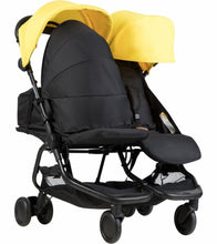 Load image into Gallery viewer, Mountain Buggy Nano Duo Double Stroller - Cyber Citron
